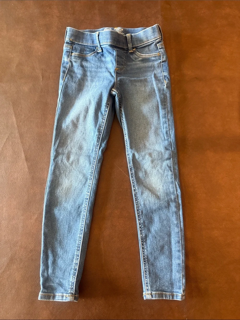 Set of 4 Girls' Denim Jeans - Light to Medium Blue